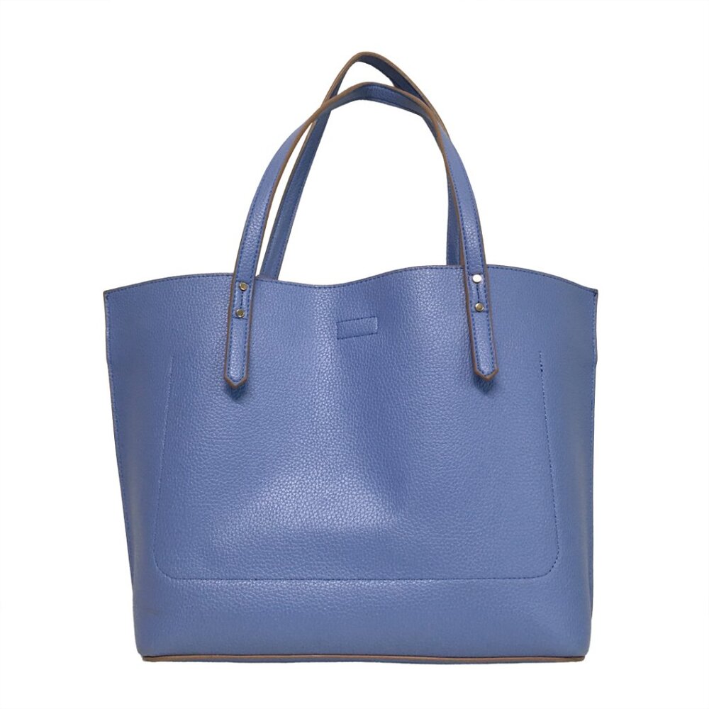 Ann Klein Women's Blue Purse Tote Bag - Picture 2 of 5